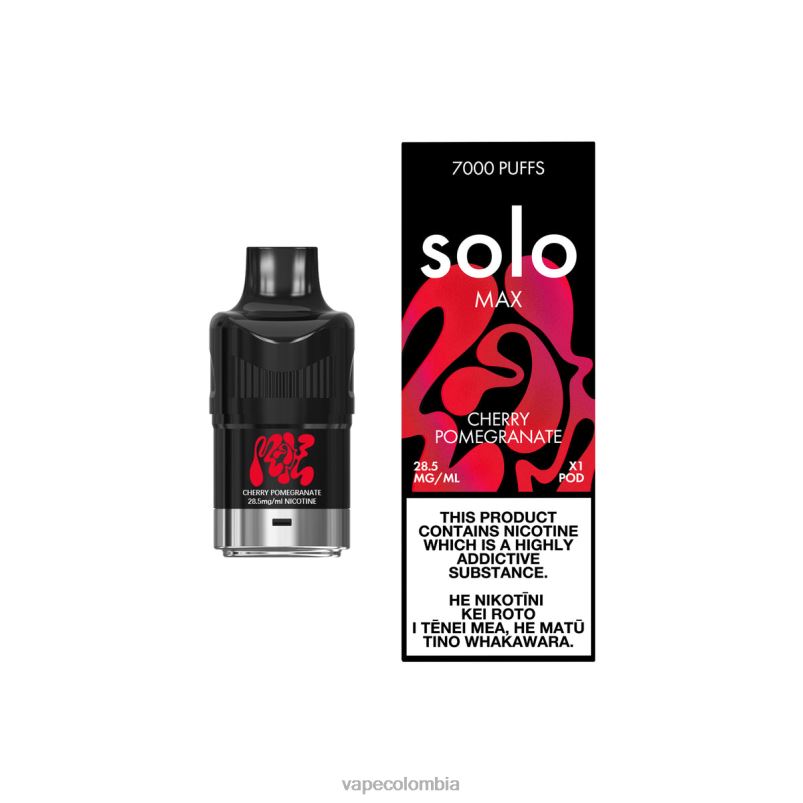 Vape Colombia - Solo MAX vaina XV00L83 granada cereza