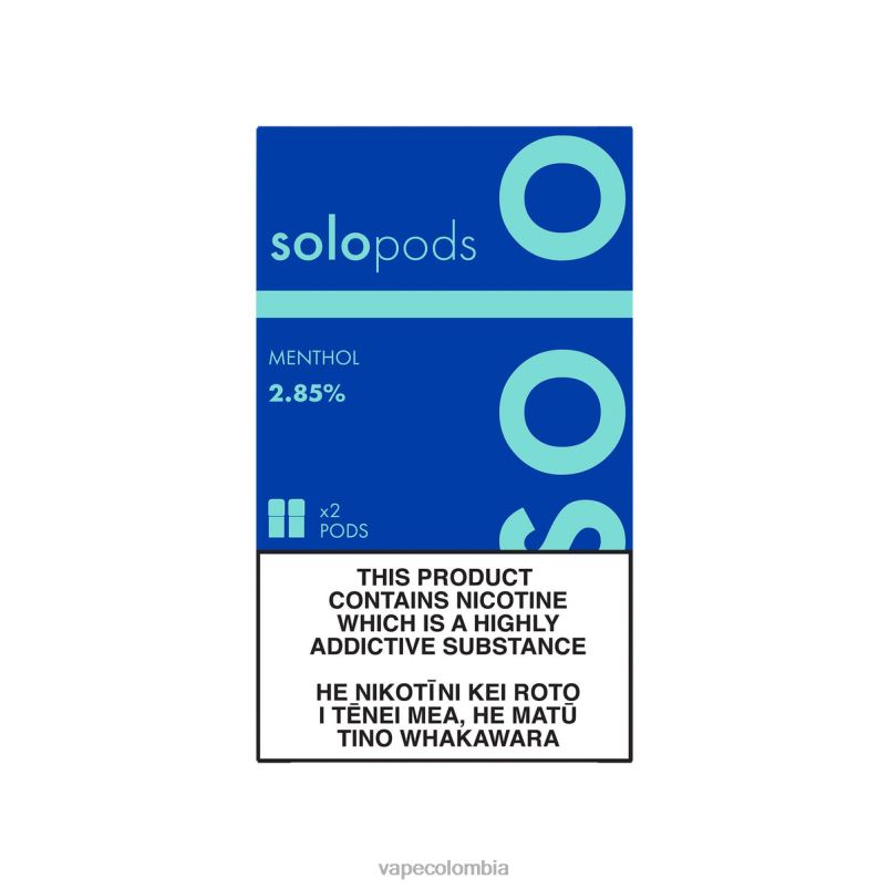Vape Colombia - Solo paquete de 2 cápsulas de repuesto XV00L51 mentol
