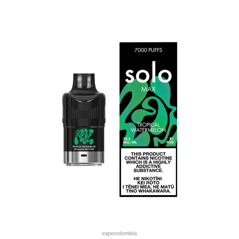 Vape Desechable - Solo MAX vaina XV00L82 sandia tropical