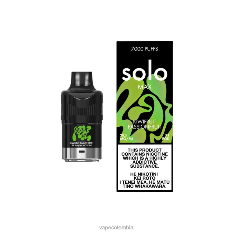 Vape Desechable - Solo MAX vaina XV00L90 kiwi maracuyá