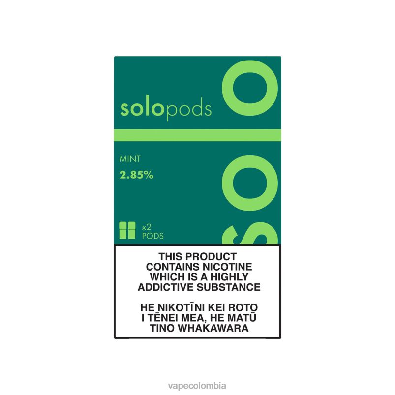 Vape Desechable - Solo paquete de 2 cápsulas de repuesto XV00L52 menta