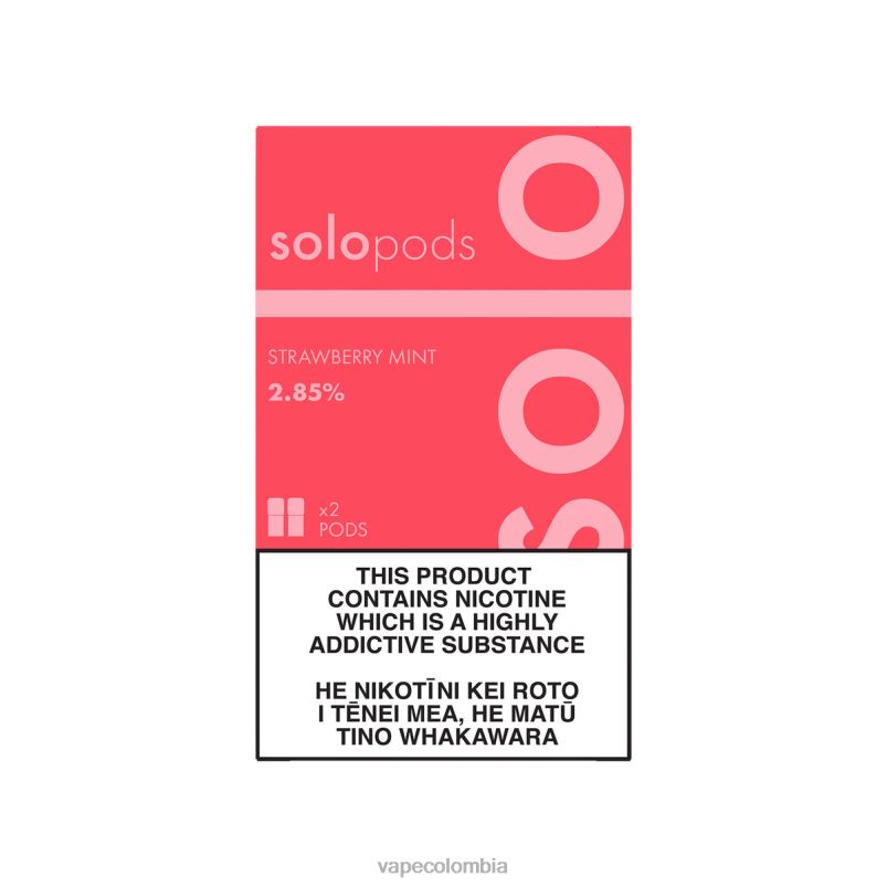 Vape Desechable - Solo paquete de 2 cápsulas de repuesto XV00L60 menta fresa