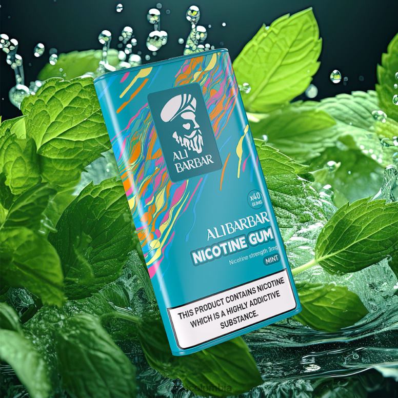 Vape Desechable - Alibarbar chicle de nicotina manzana 6NJ0698