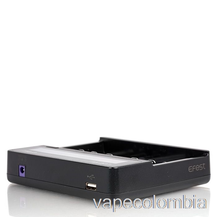 Vape Recargable Efest Luc V6 Cargador Universal Lcd De 6 Bahías