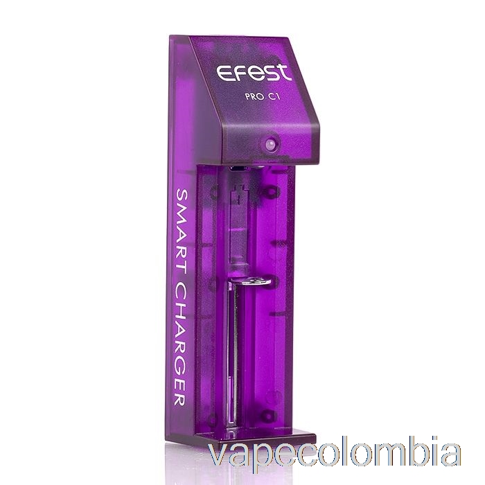 Vape Recargable Efest Pro C1 Cargador De Batería Inteligente De 1 Bahía
