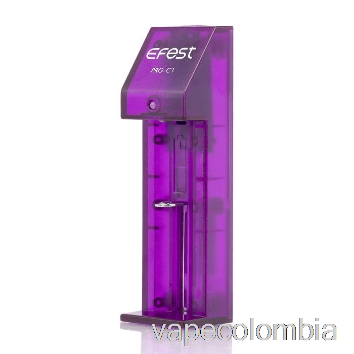 Vape Recargable Efest Pro C1 Cargador De Batería Inteligente De 1 Bahía