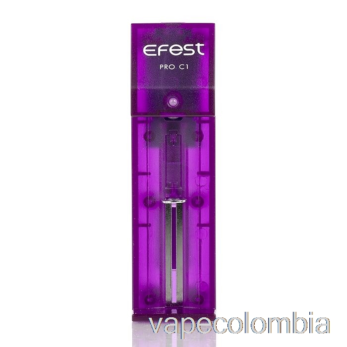 Vape Recargable Efest Pro C1 Cargador De Batería Inteligente De 1 Bahía