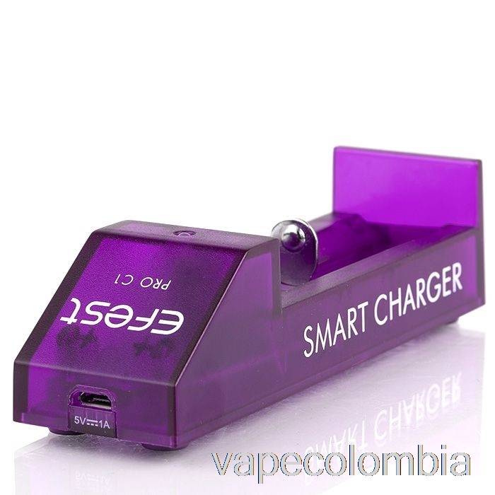 Vape Recargable Efest Pro C1 Cargador De Batería Inteligente De 1 Bahía