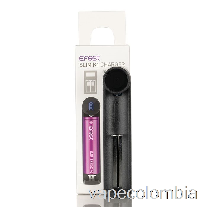 Vape Desechable Efest Slim K1 Cargador De Batería De Una Sola Ranura