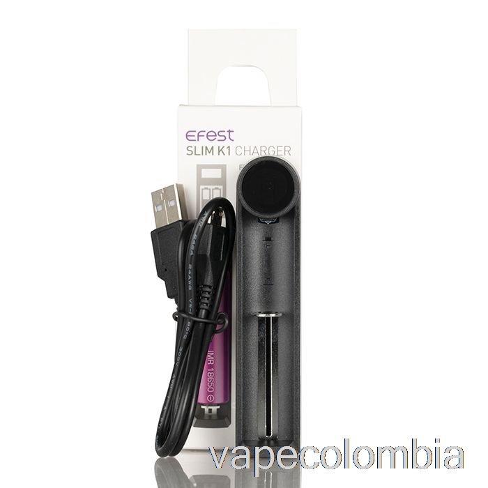 Vape Desechable Efest Slim K1 Cargador De Batería De Una Sola Ranura