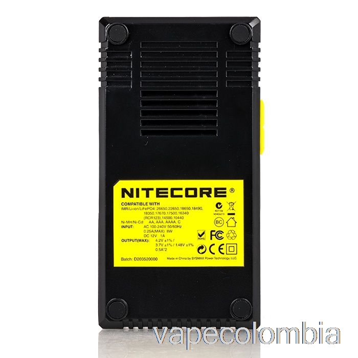 Cargador De Batería Vape Desechable Nitecore D2 (2 Bahías)