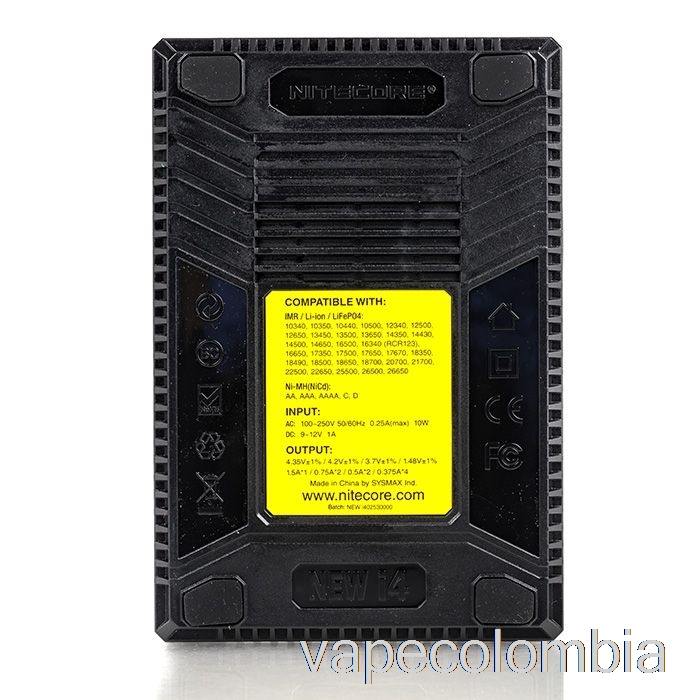 Kit Completo De Vapeo Nitecore I4 Cargador De Batería V2 (4 Bahías)
