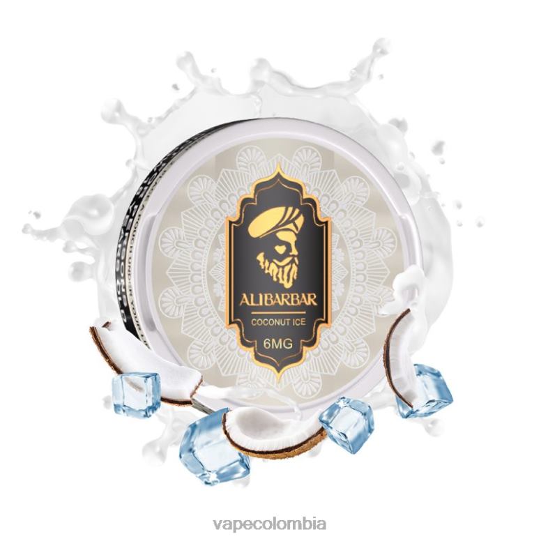 Vape Colombia - Alibarbar bolsas de nicotina hielo de coco 6NJ0683