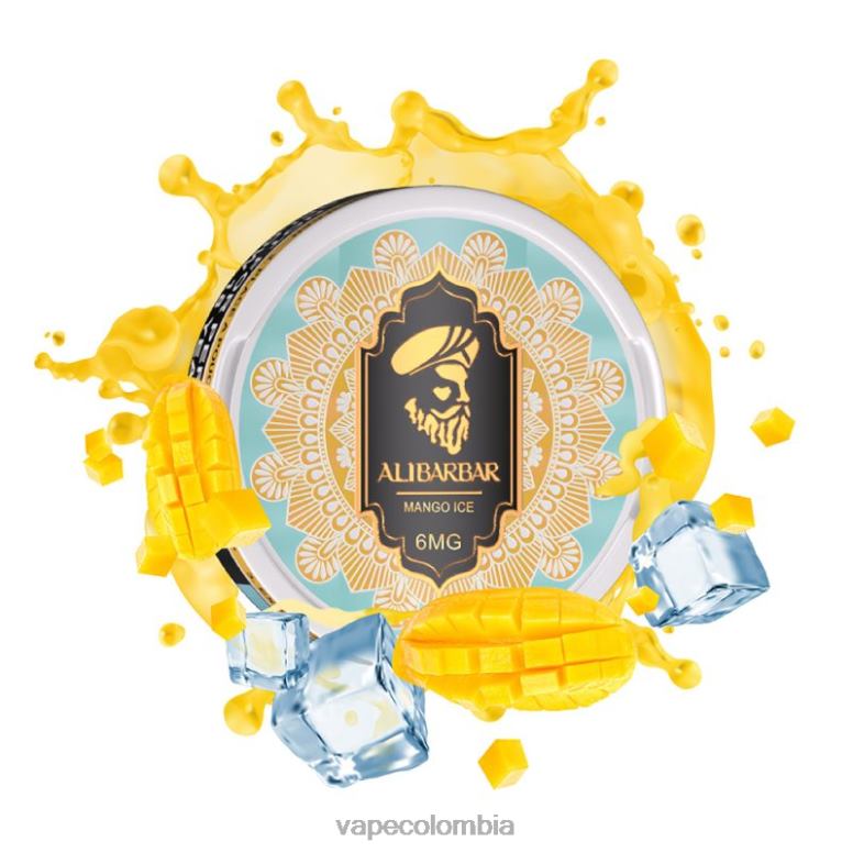 Vape Colombia - Alibarbar bolsas de nicotina hielo de mango 6NJ0687