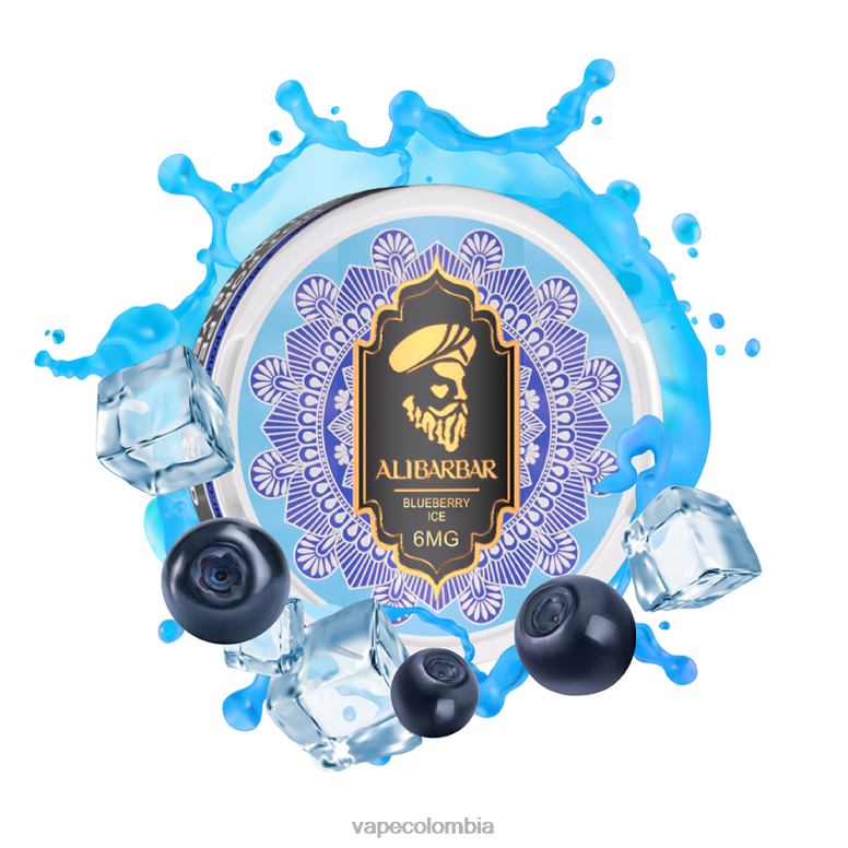 Vape Desechable - Alibarbar bolsas de nicotina arándano frambuesa agria 6NJ0680