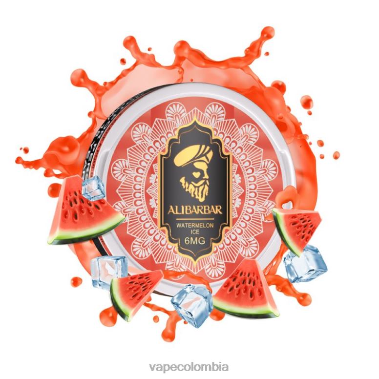 Vape Desechable - Alibarbar bolsas de nicotina hielo de sandia 6NJ0694