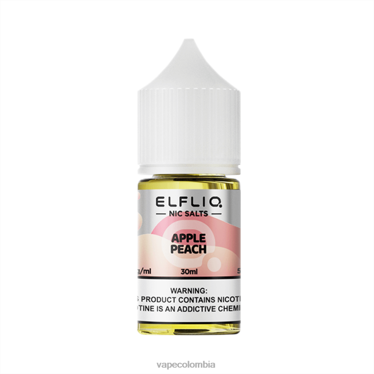 durazno de manzana B228L7 ELFBAR ELFLIQ nic sal 30 ml