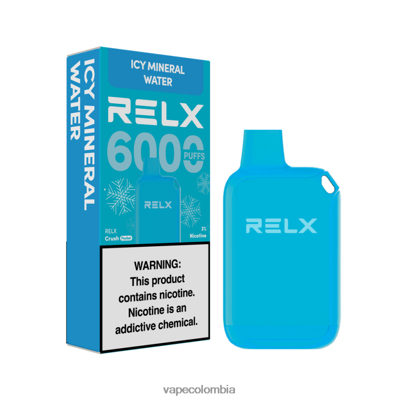 Vape Colombia - RELX Crush Pocket 6000 helado agua mineral helada 20VZDF23