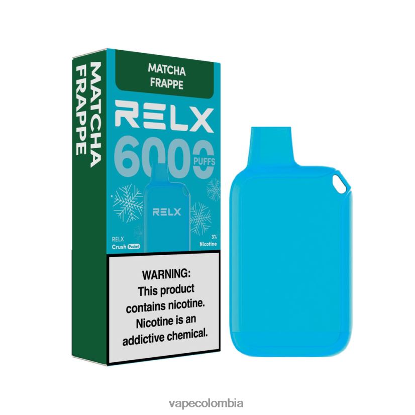 Vape Colombia - RELX Crush Pocket 6000 helado frapé matcha 20VZDF17