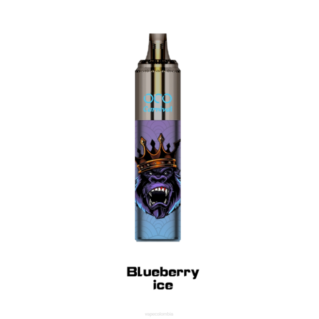 Vape Colombia - hielo de arándanos 0L48349 LAVIE OCO carnaval 10000 bocanadas