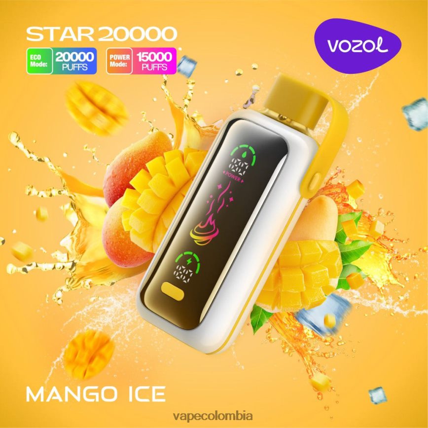 Vape Colombia - hielo de mango VOZOL STAR 20000 HJ0D4F13