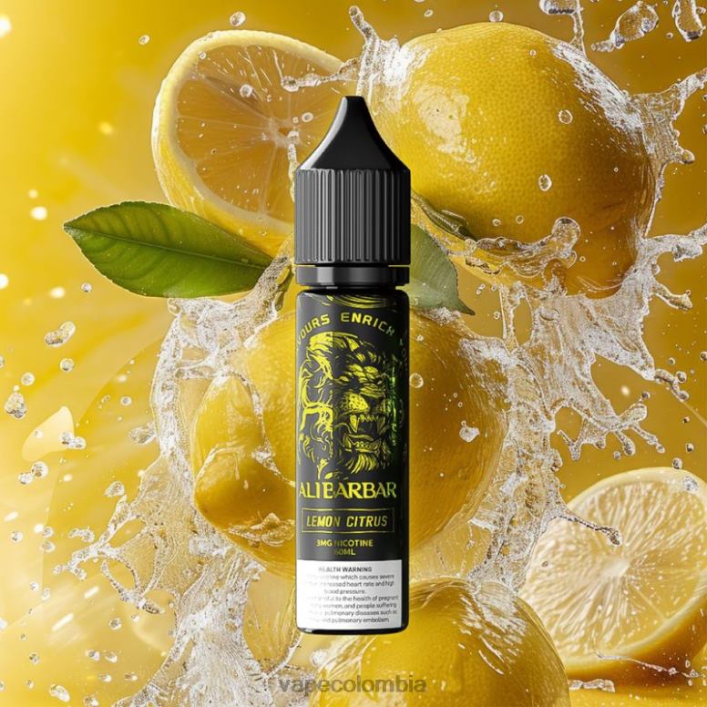 Vape Desechable - Alibarbar narguile de ónix cítricos de limón 6NJ06108