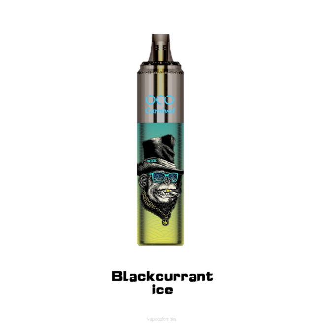 Vape Desechable - hielo de grosella negra 0L48348 LAVIE OCO carnaval 10000 bocanadas