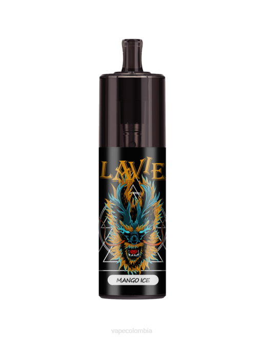Vape Desechable - hielo de mango 0L48328 LAVIE COLOUR BAR Control de flujo de aire de 10000 inhalaciones.