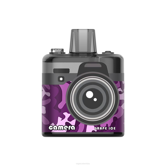 Vape Desechable - hielo de uva 0L48172 LAVIE Camera 8000 bocanadas