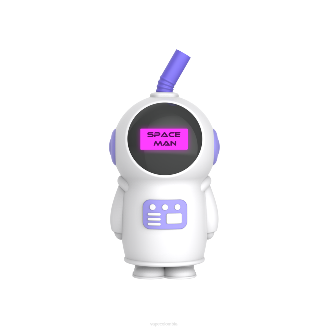 Vape Desechable - hielo de uva 0L48234 LAVIE SPACE MAN 7000 bocanadas
