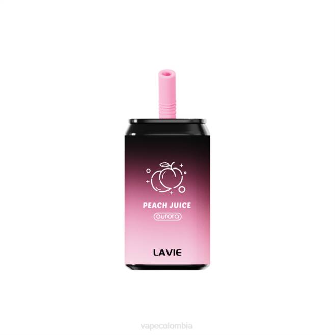 Vape Desechable - jugo de durazno 0L48144 LAVIE Aurora 11000 bocanadas