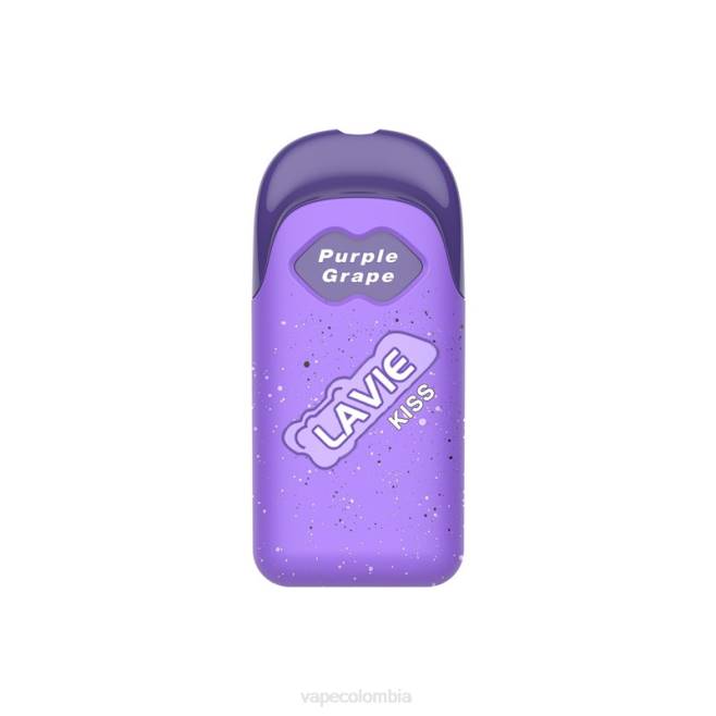 Vape Desechable - uva morada 0L48112 LAVIE KISS 8000 bocanadas