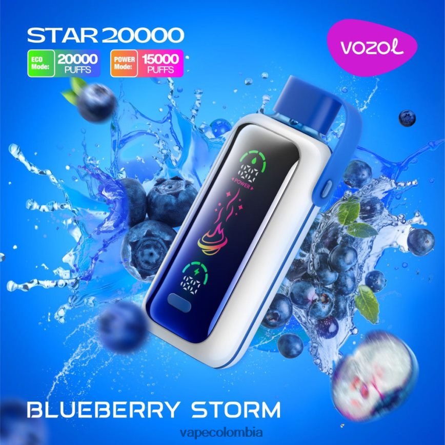 Vape Recargable - tormenta de arándanos VOZOL STAR 20000 HJ0D4F5