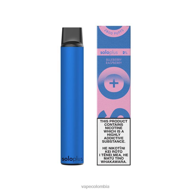 Vape Colombia - Solo Plus colección paraíso vape desechable XV00L39 frambuesa arándano