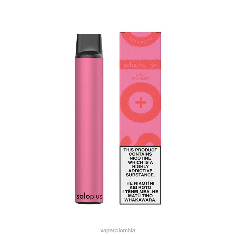 Vape Colombia - Solo Plus vaporizador desechable XV00L35 frambuesa agria