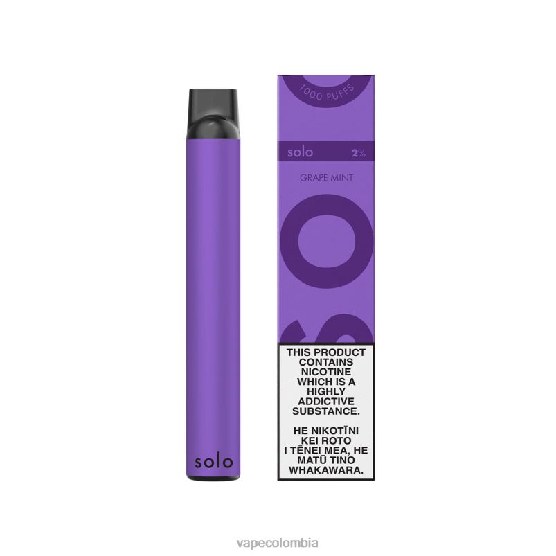 Vape Colombia - Solo vaporizador desechable XV00L7 menta de uva