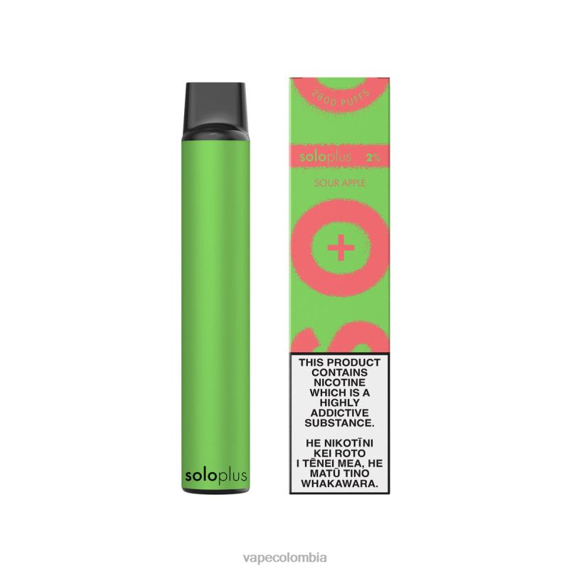 Vape Desechable - Solo Plus vaporizador desechable XV00L30 manzana agria