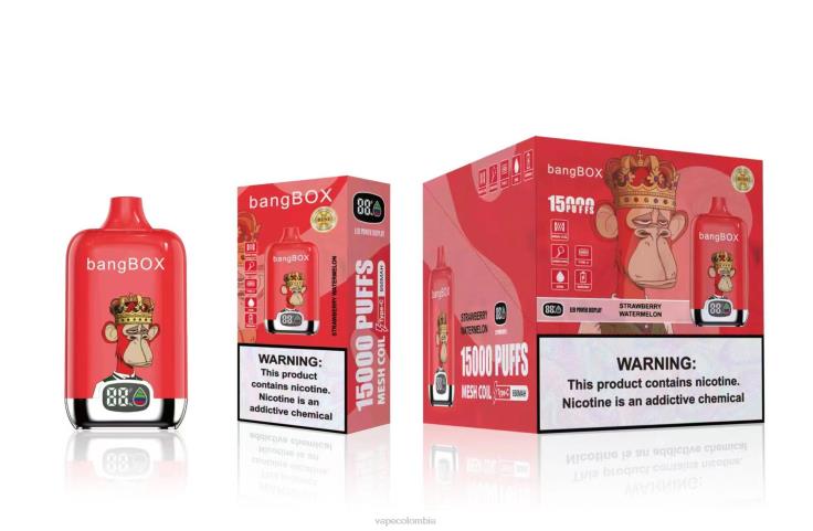 Vape Colombia - Bang Box 15000 bocanadas H68XP47 sandia fresa