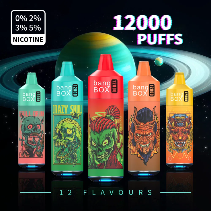 Vape Colombia - Bang Box Luz rgb de 12000 bocanadas H68XP37 desechable