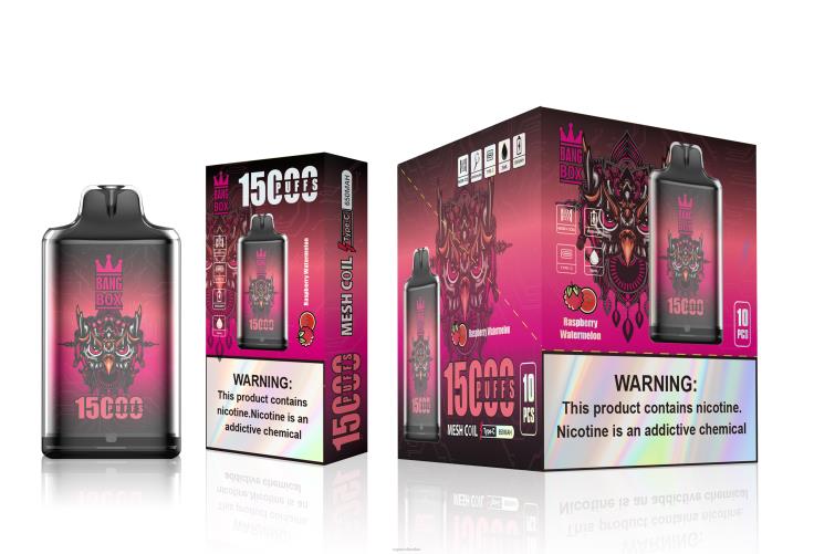 Vape Colombia - Bang Box s1-15000 bocanadas H68XP105 sandía frambuesa