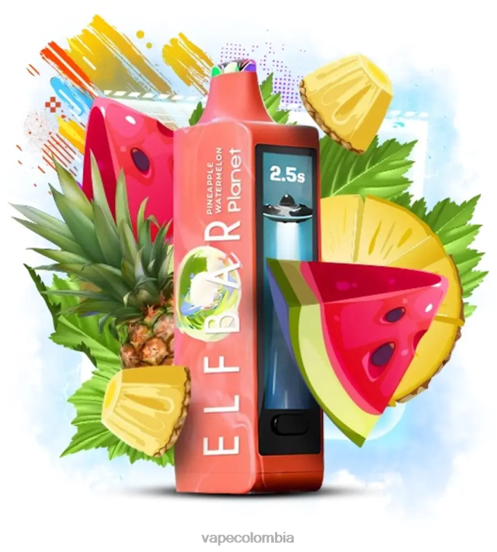 Vape Colombia - Elf Bar Planet 25000 sandia piña RZP4F25