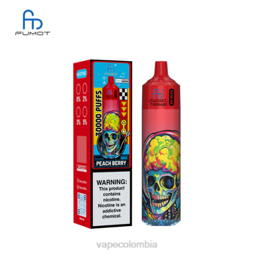 Vape Colombia - Fumot Tornado música de 30k baya de durazno 6H8019