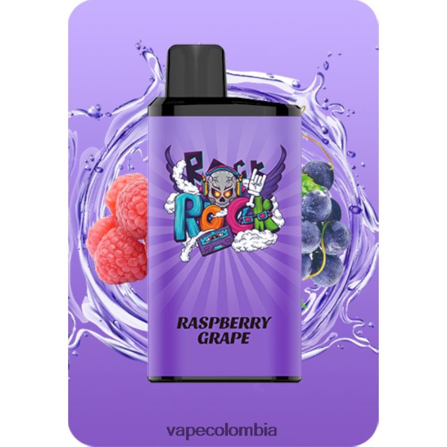 Vape Colombia - X8R46B9 IGET Bar pro uva frambuesa