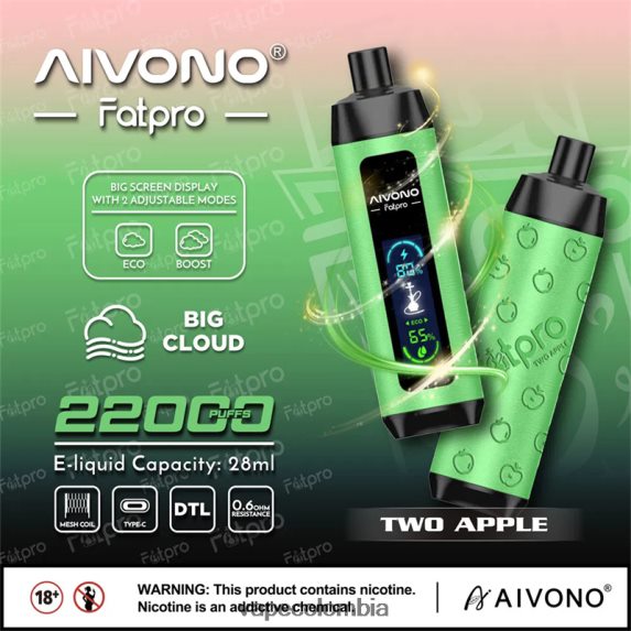 Vape Colombia - dos manzanas Aivono Fatpro 22000 ZTD8221