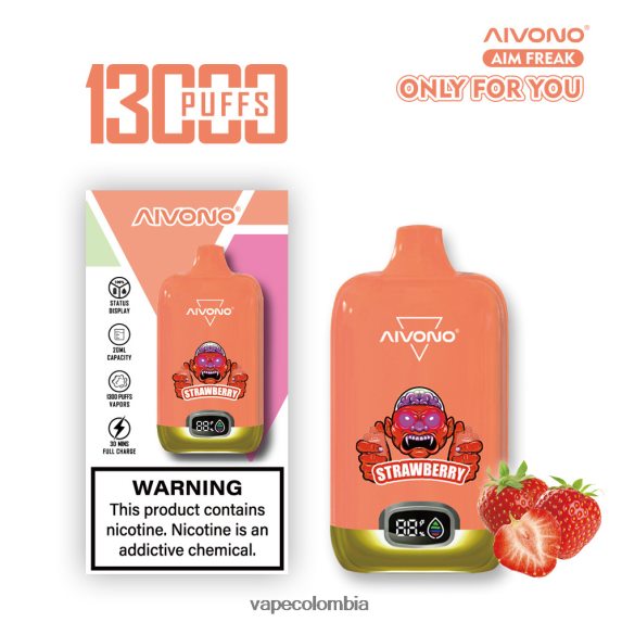 Vape Colombia - fresa Aivono AIM FREAK 13000 ZTD822243