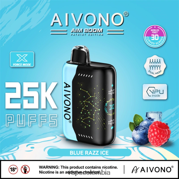 Vape Colombia - hielo azul Aivono AIM BOOM 25000 ZTD822345