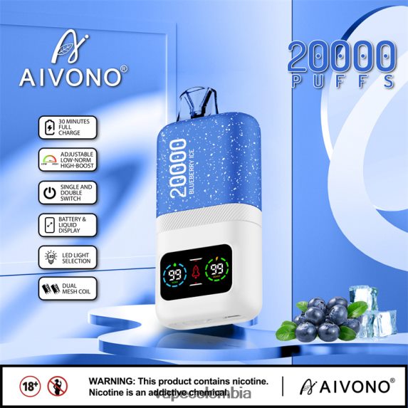 Vape Colombia - hielo de arándanos Aivono AIM magic 20000 ZTD82273