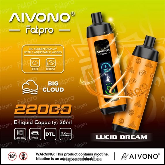 Vape Colombia - sueño lúcido Aivono Fatpro 22000 ZTD8227