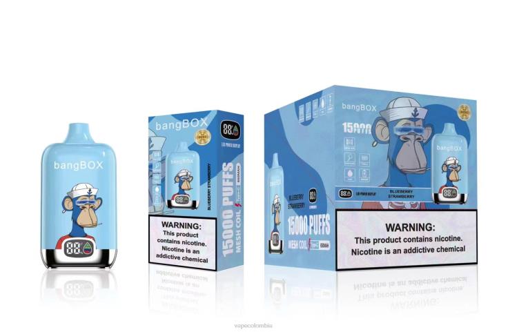 Vape Desechable - Bang Box 15000 bocanadas H68XP38 fresa arándano