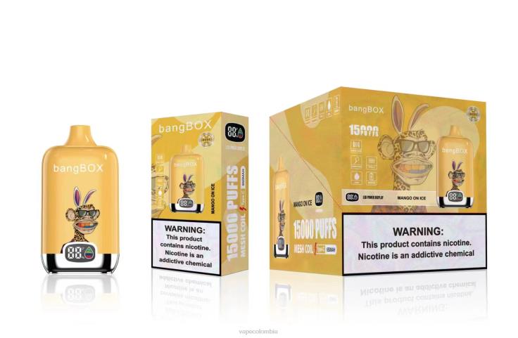 Vape Desechable - Bang Box 15000 bocanadas H68XP48 mango en hielo